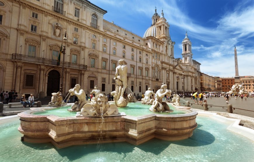 Rome: Private Halfday city tour with Pizza & Gelato