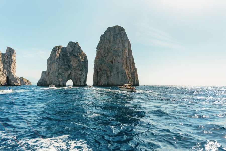 From Naples: Gulf of Naples & Capri Sightseeing Boat Tour