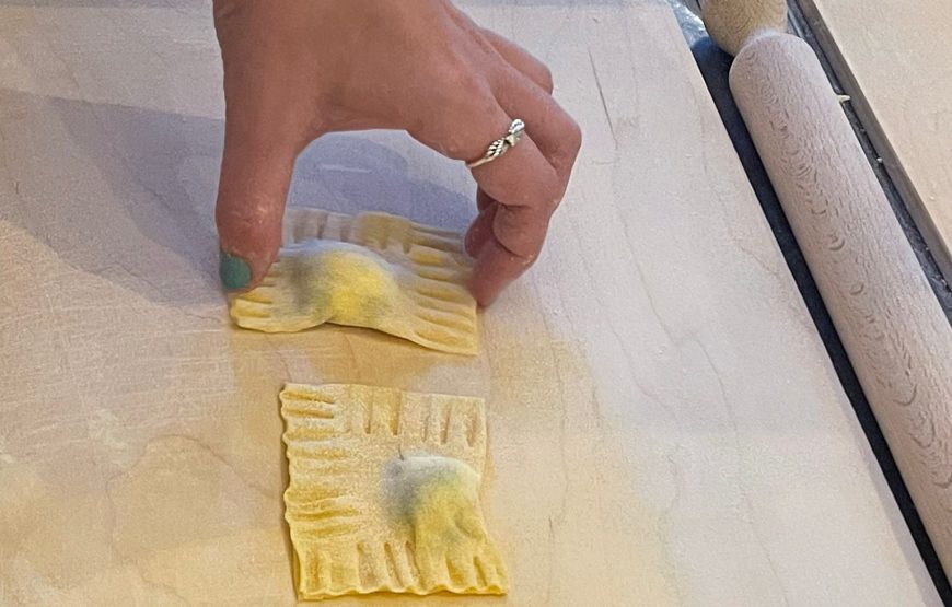 Pasta Making class in the vineyard with wine tasting in Rome countryside