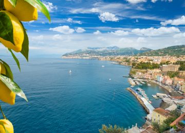 Luxury private car transfer from Rome to the Amalfi Coast with professional driver