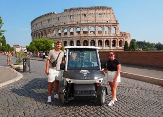 Private golf cart tour rome
