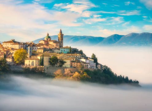 Assisi historic center in Umbria on a private day tour from Rome